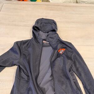 Oklahoma State OSU Orange & Black by Chris Gray Zip-Up Hoodie